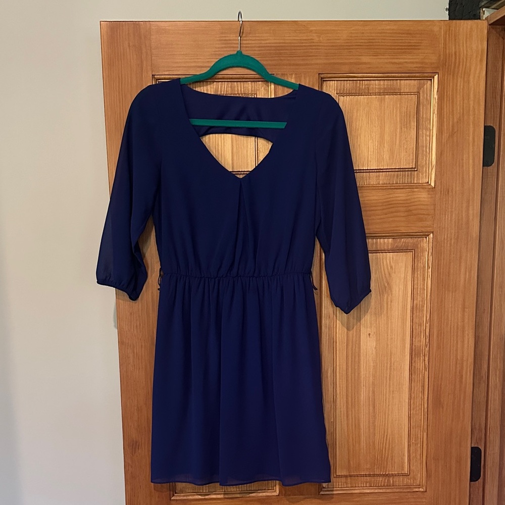 by & by Deep Blue Dress